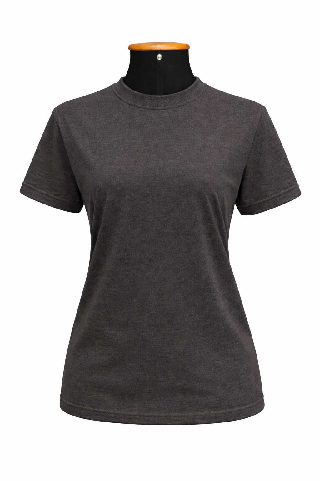 Camiseta Gola Careca Cinza