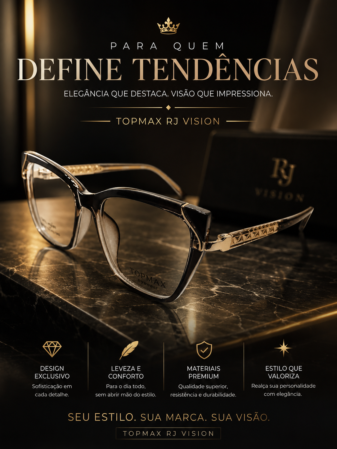 Óculos de Grau Topmax RJ Vision