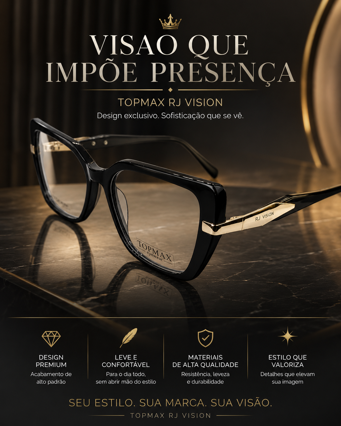 Óculos de Grau Topmax RJ Vision