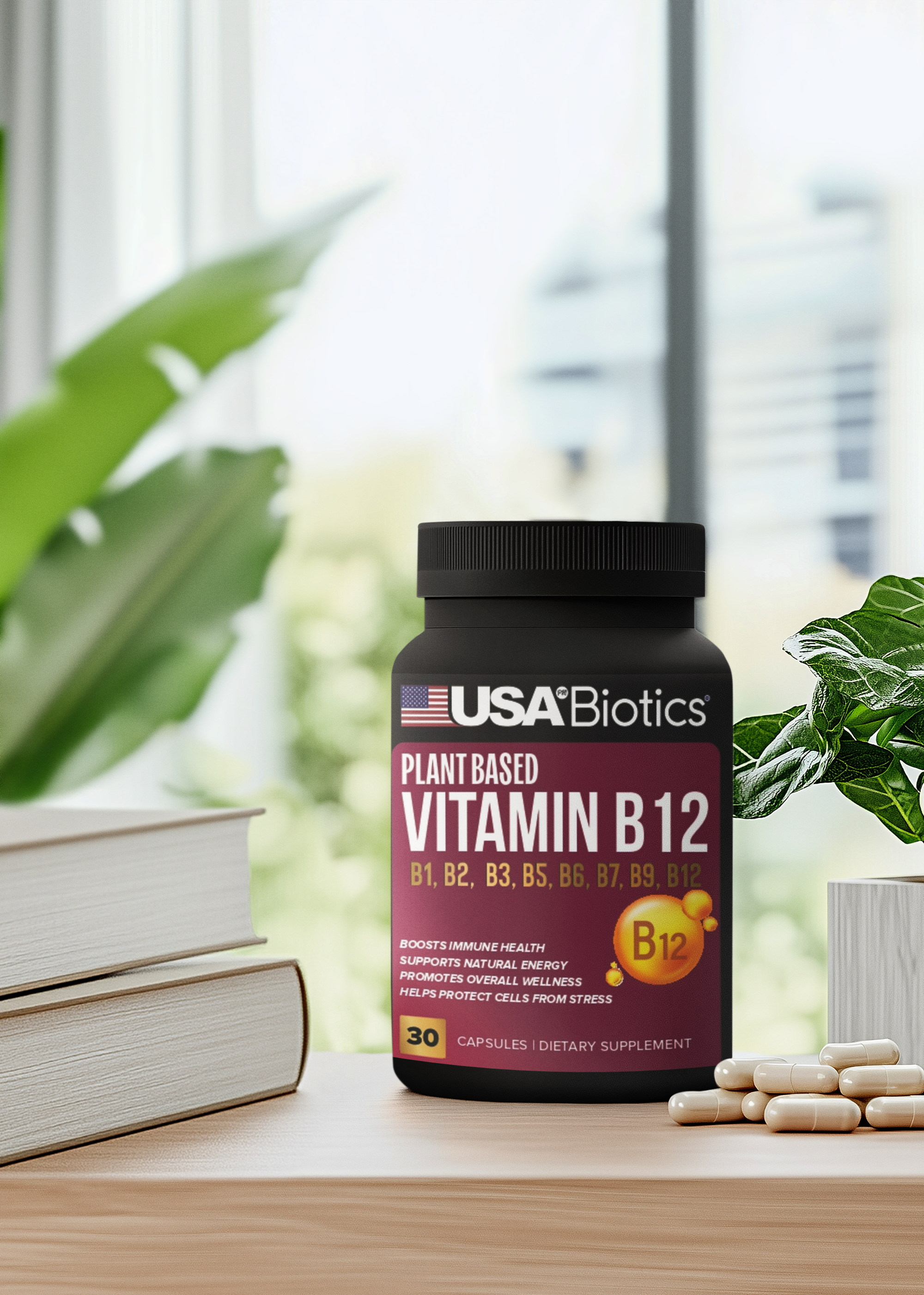 USA Biotics Plant Based Vitamin B12