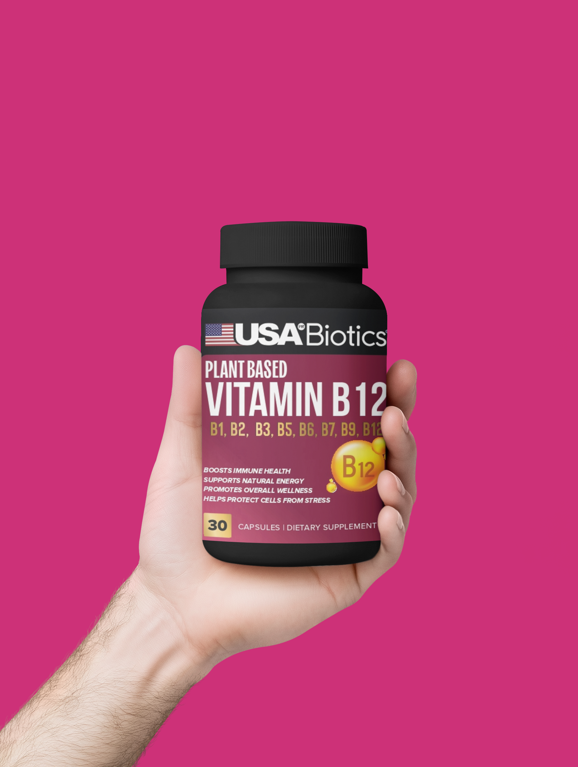 USA Biotics Plant Based Vitamin B12