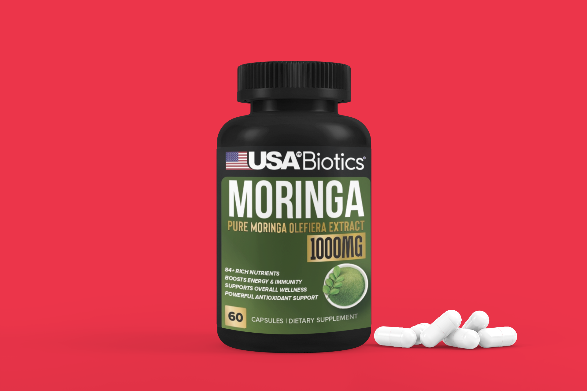 USA Biotics Moringa Capsules