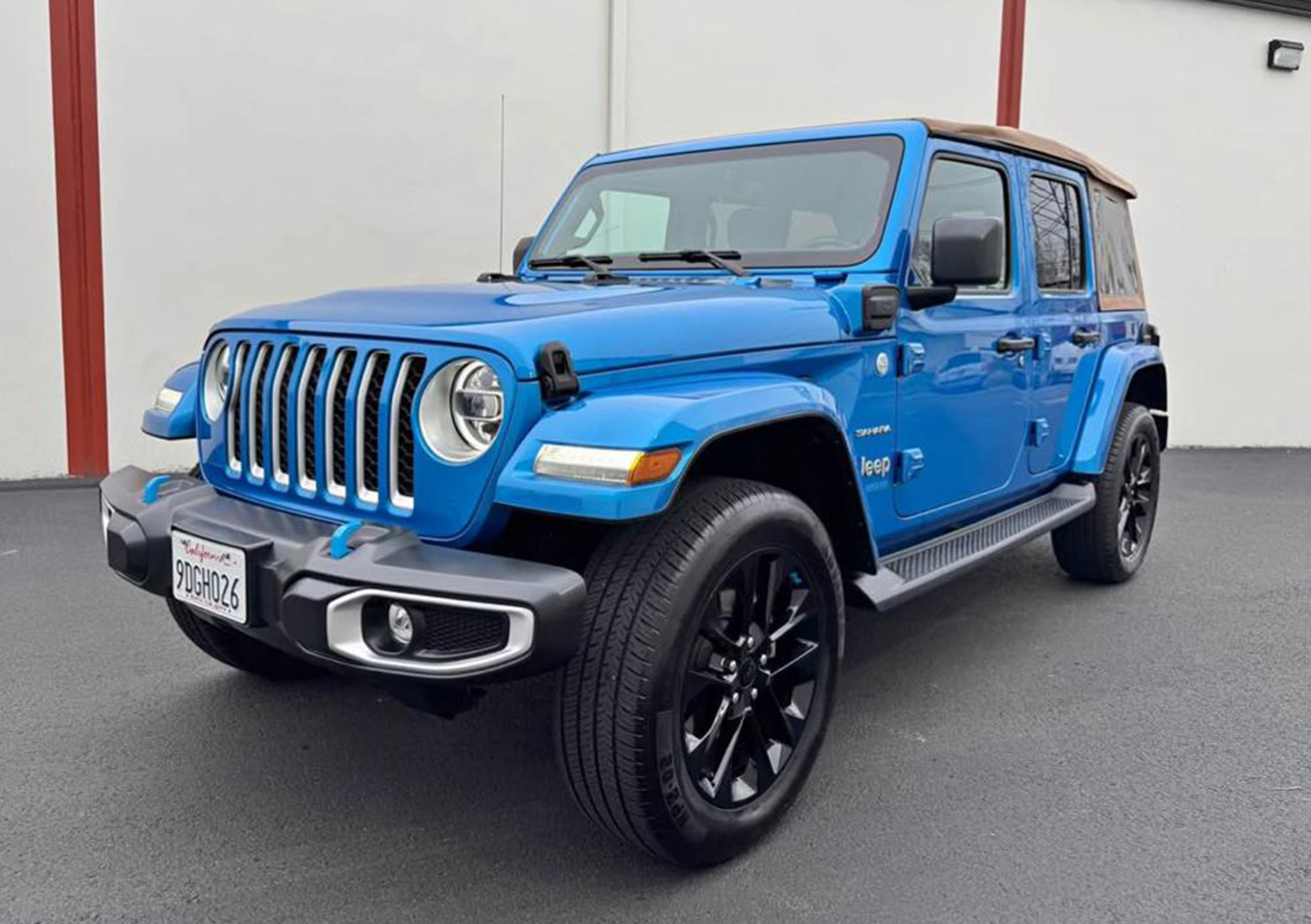 Jeep Wrangler Bleu