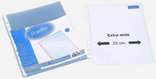 Bantex Klarsichthüllen extra breit
