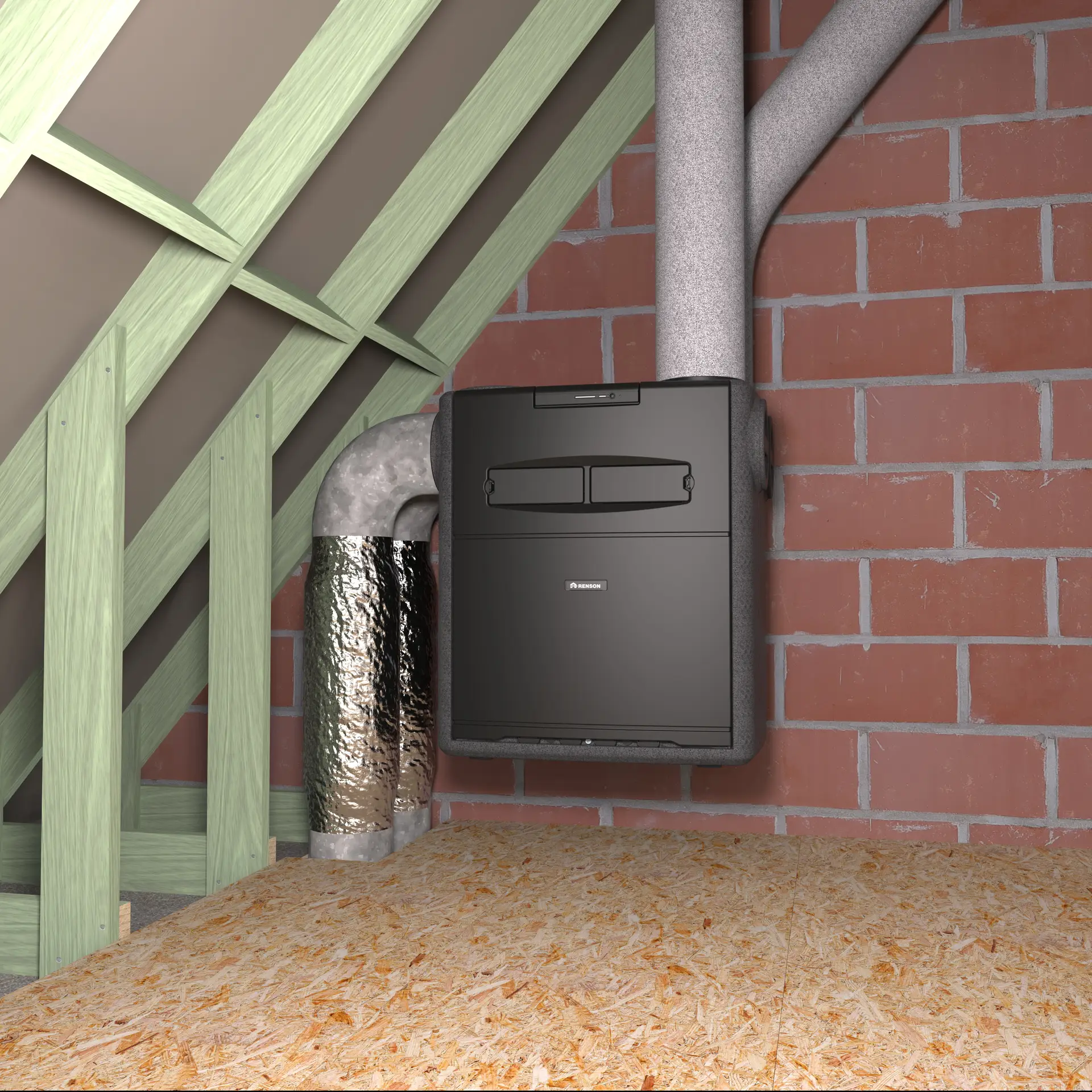 Renson Flux+ 475 Wall rekuperatorius