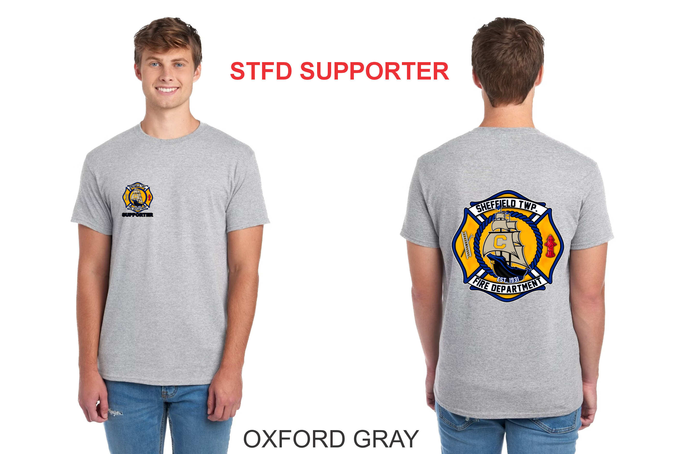 Shefield Township Fire Department Supporter T-Shirt