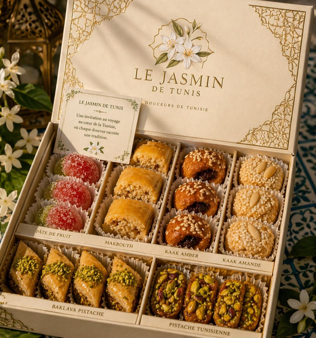 Coffret le jasmin de tunis 