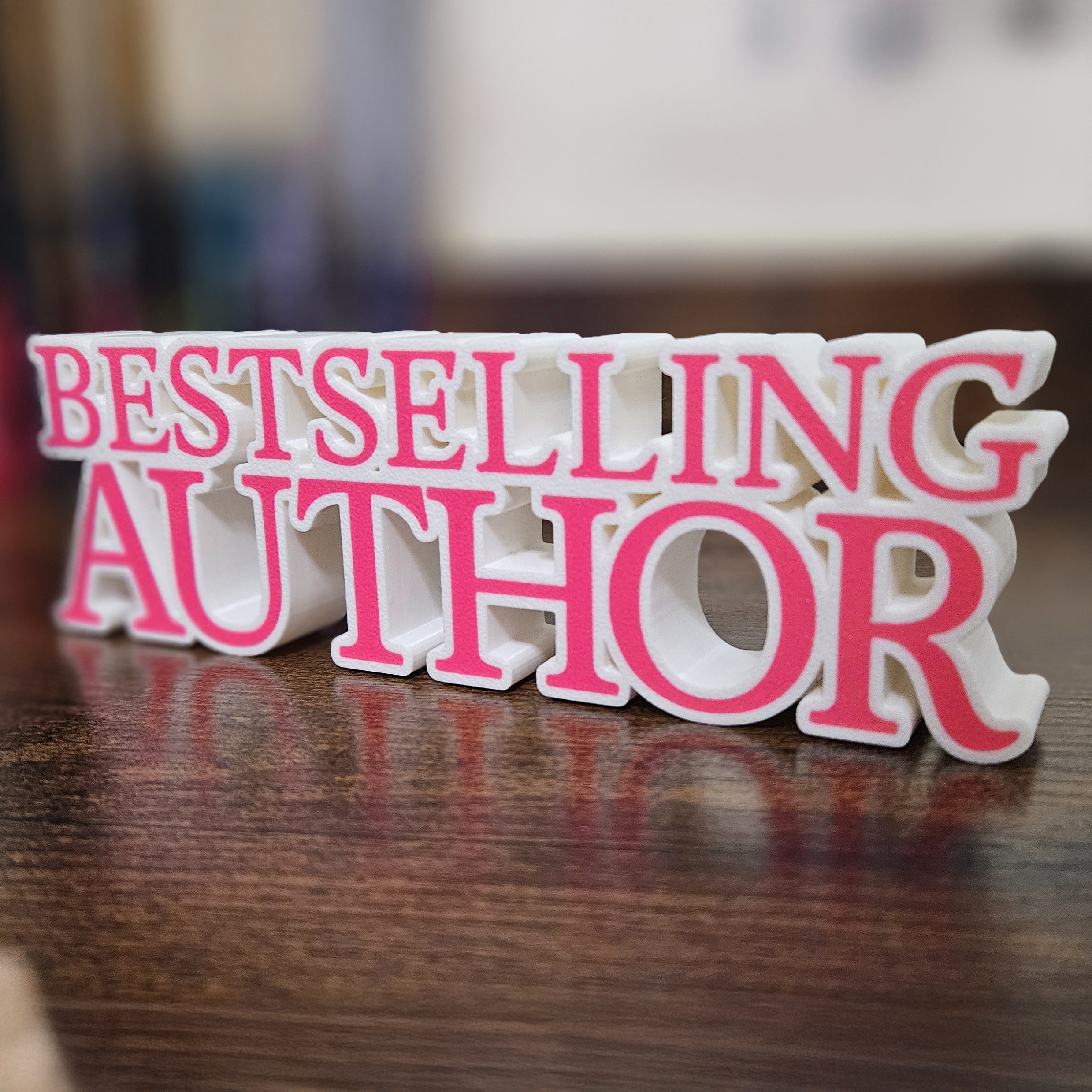 Custom 3D Printed Nameplate