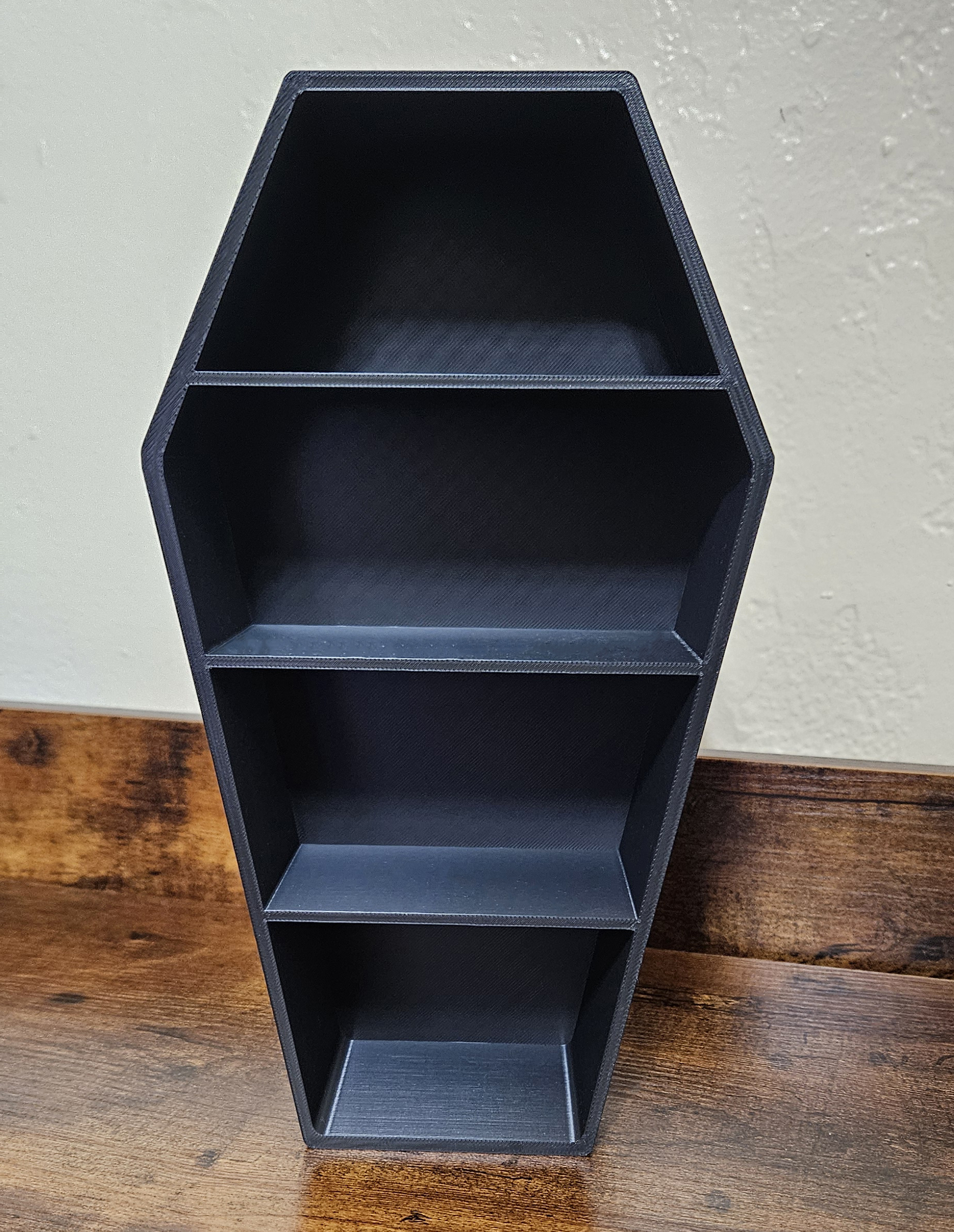 Gothic Coffin Display Shelf