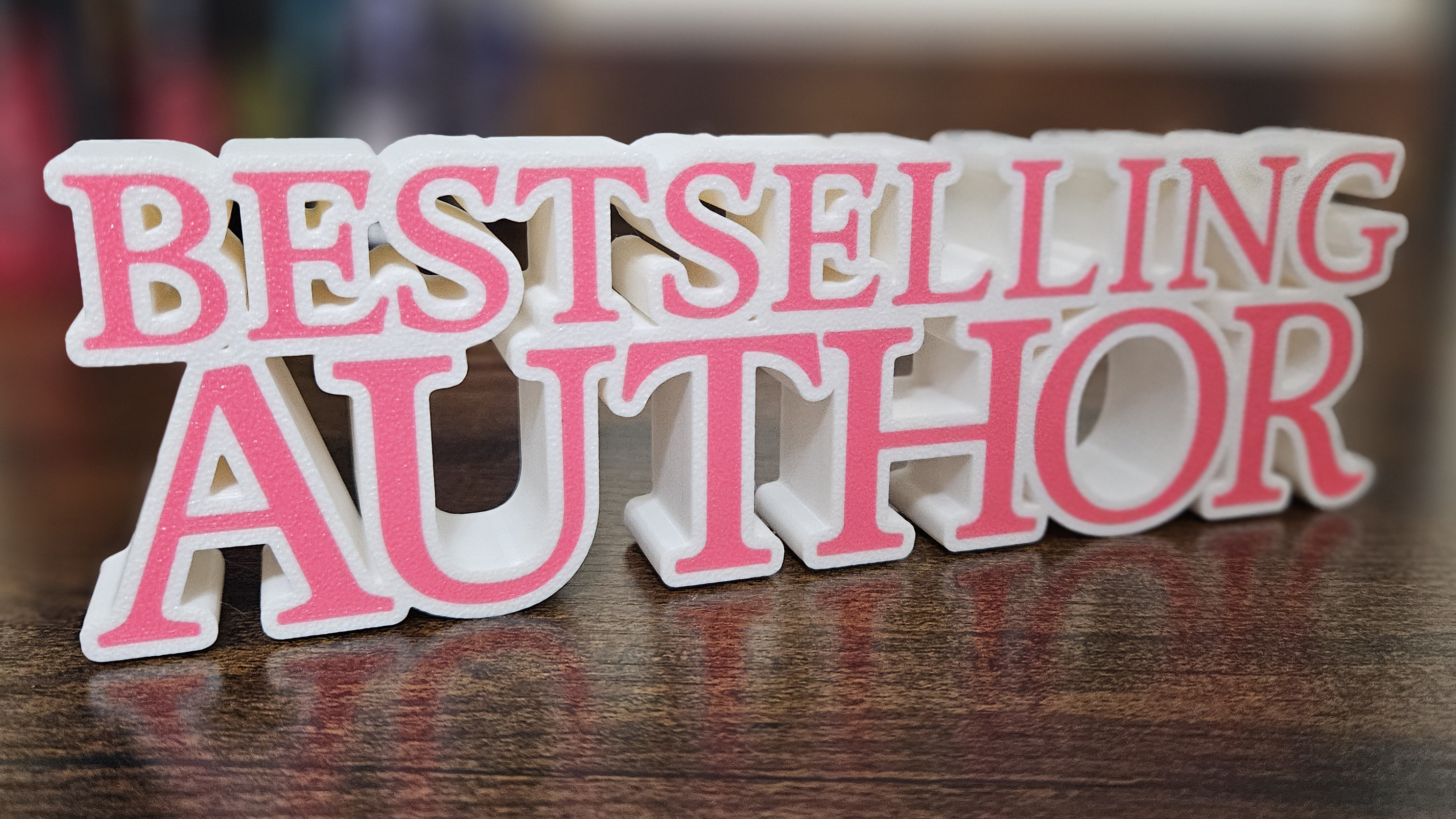 Custom 3D Printed Nameplate