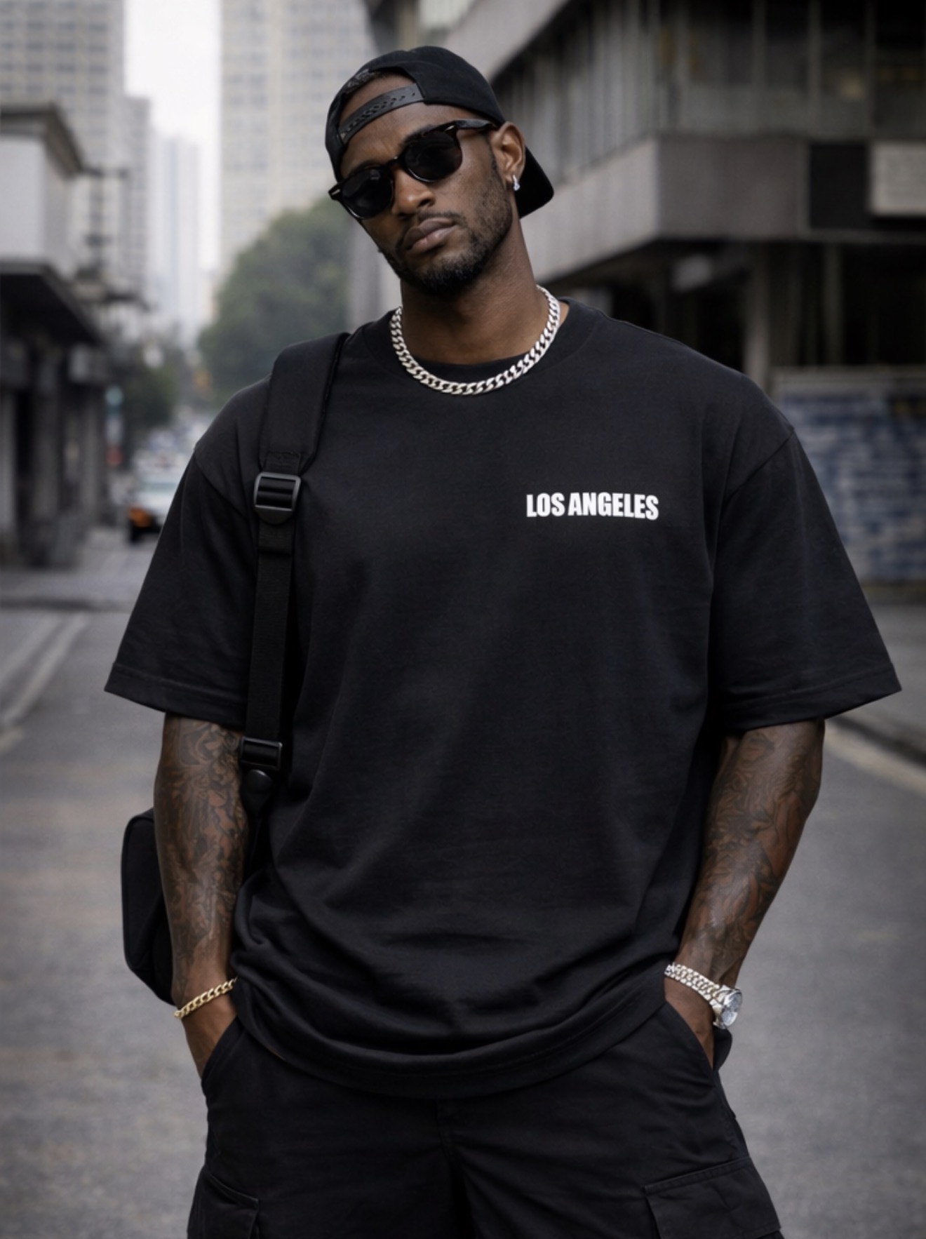 Camiseta Oversized Los Angeles – Street Edition