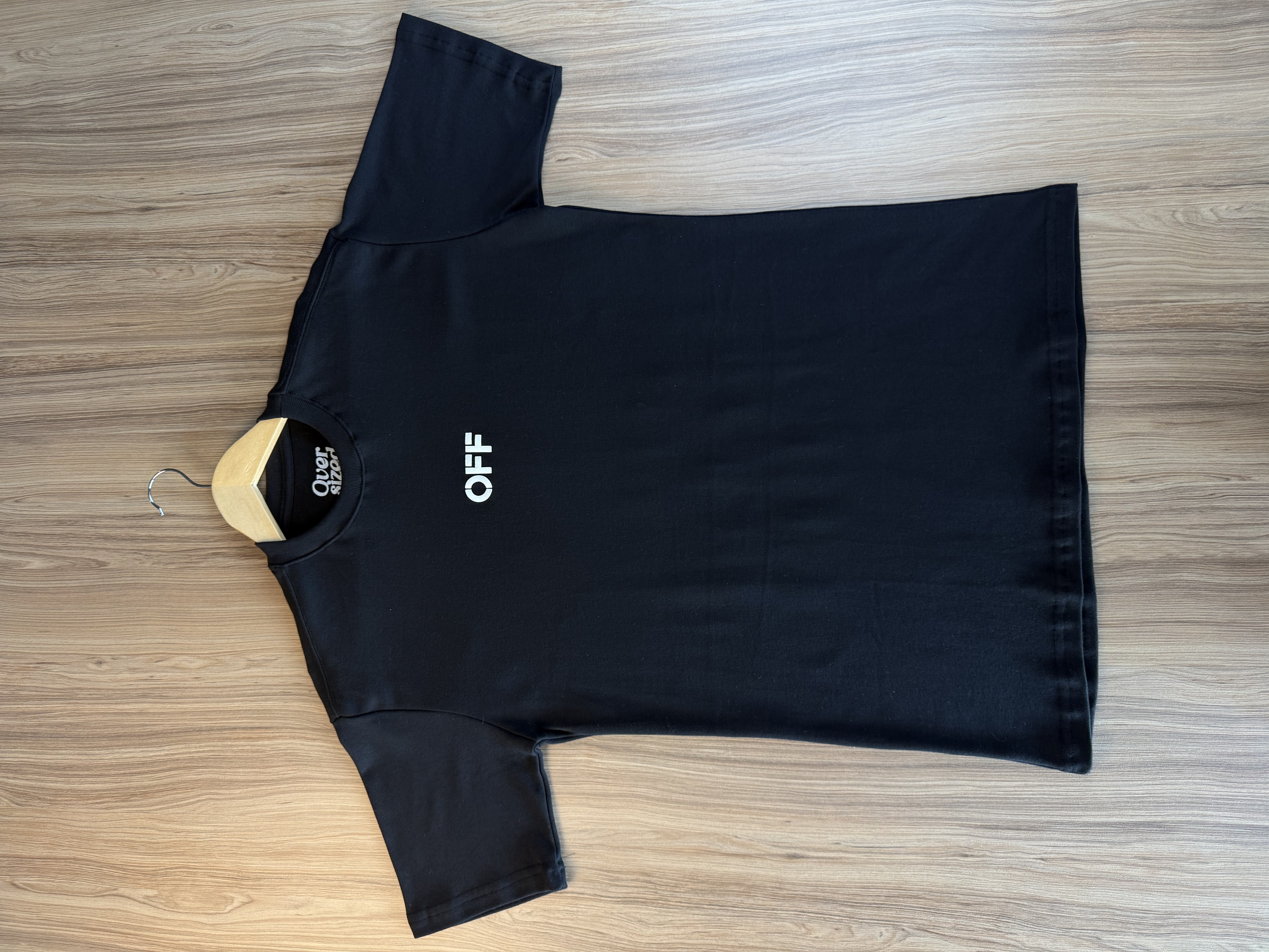 Camiseta Oversized Off-White Arrows Preta