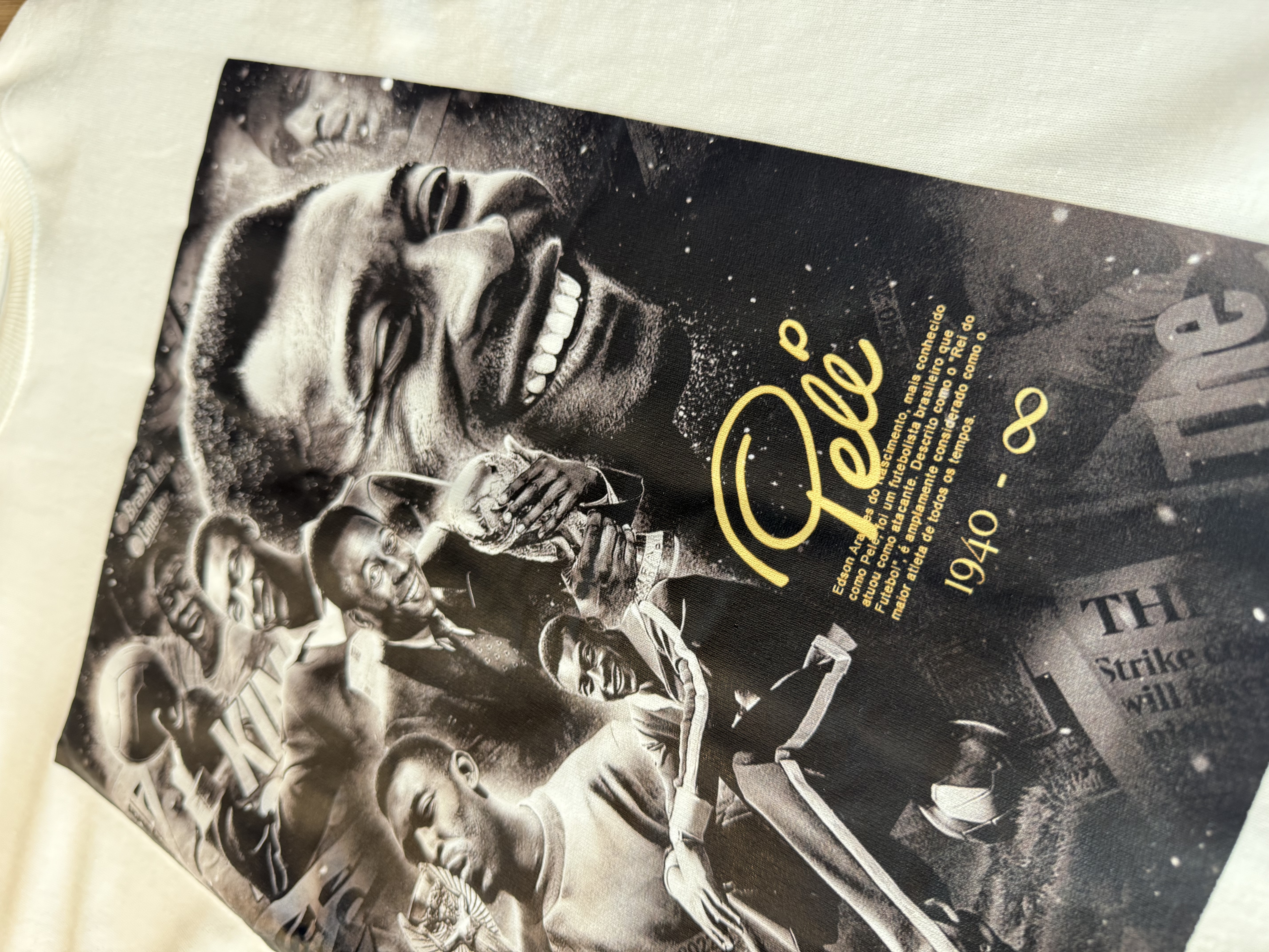 Camiseta Oversized Pelé Legacy – Rei do Futebol