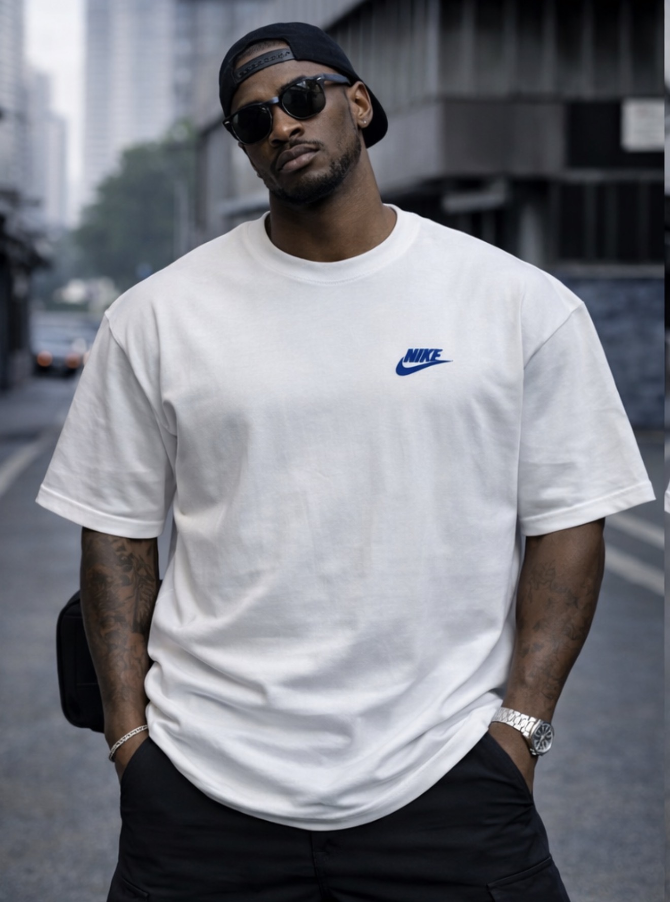 Nike – Camiseta Oversized Sportswear Graphic