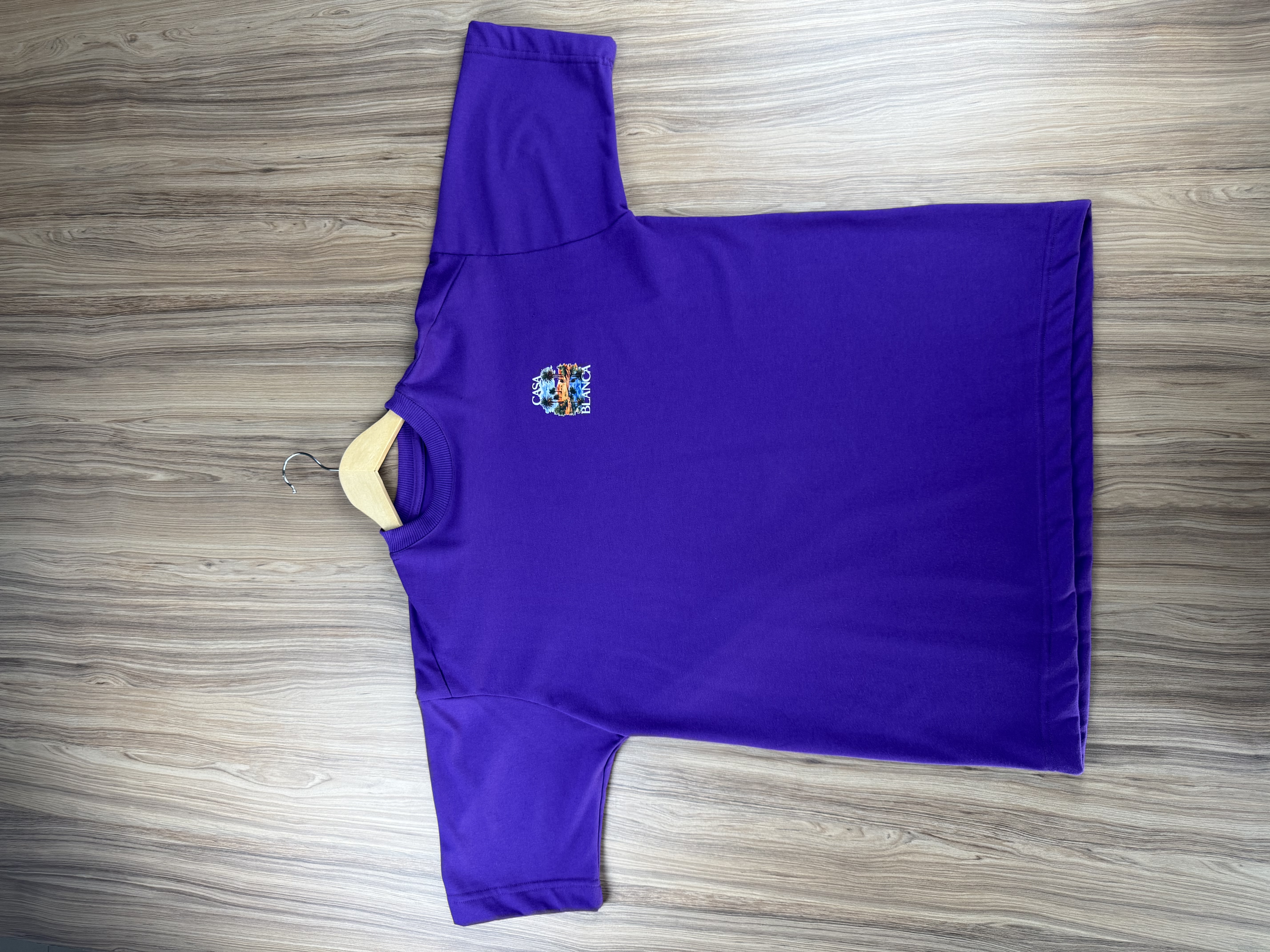 Camiseta Oversized Casablanca Casa Blanca Roxa