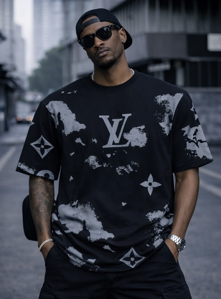 Louis Vuitton – Camiseta Oversized Monogram