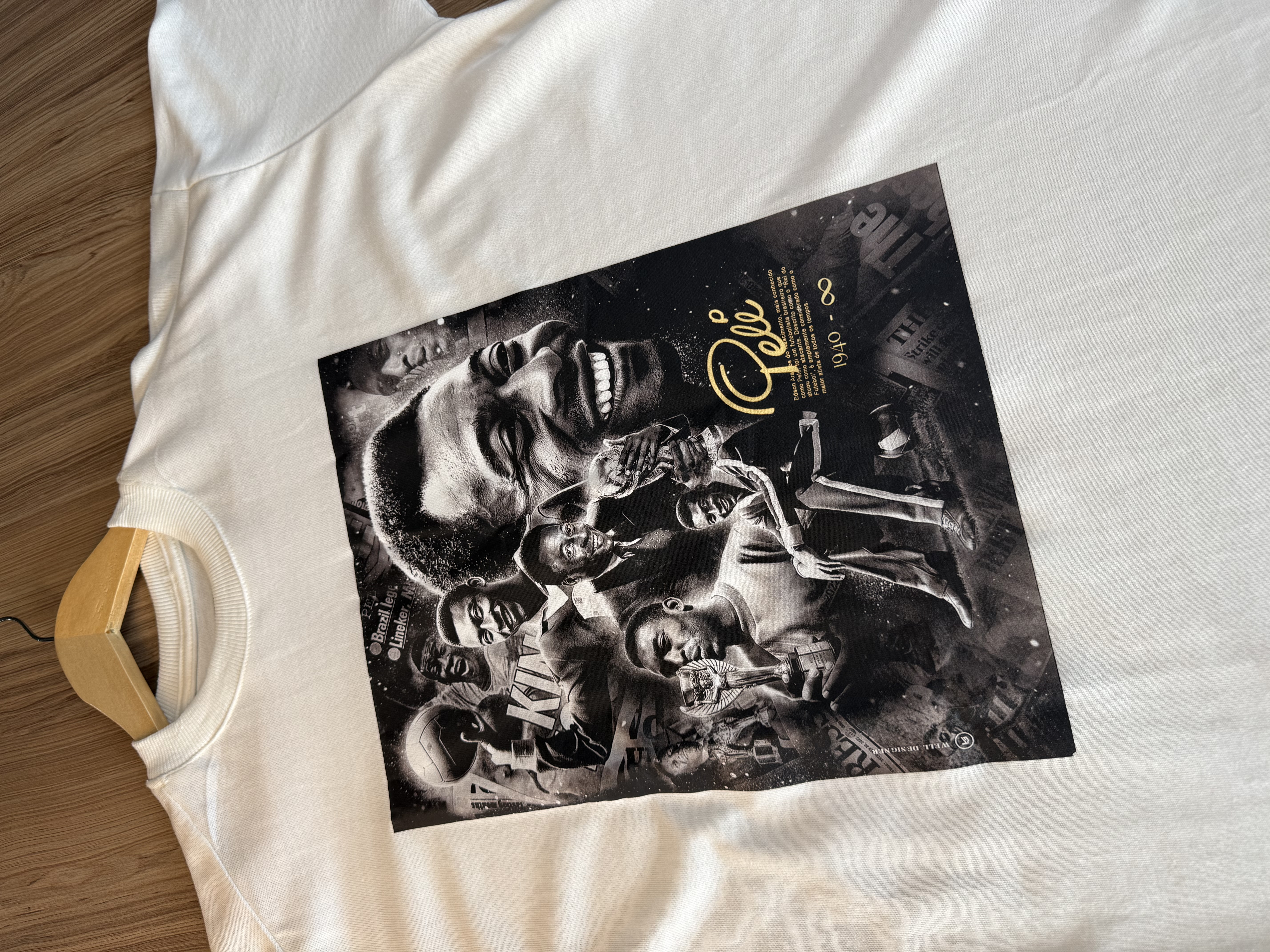 Camiseta Oversized Pelé Legacy – Rei do Futebol