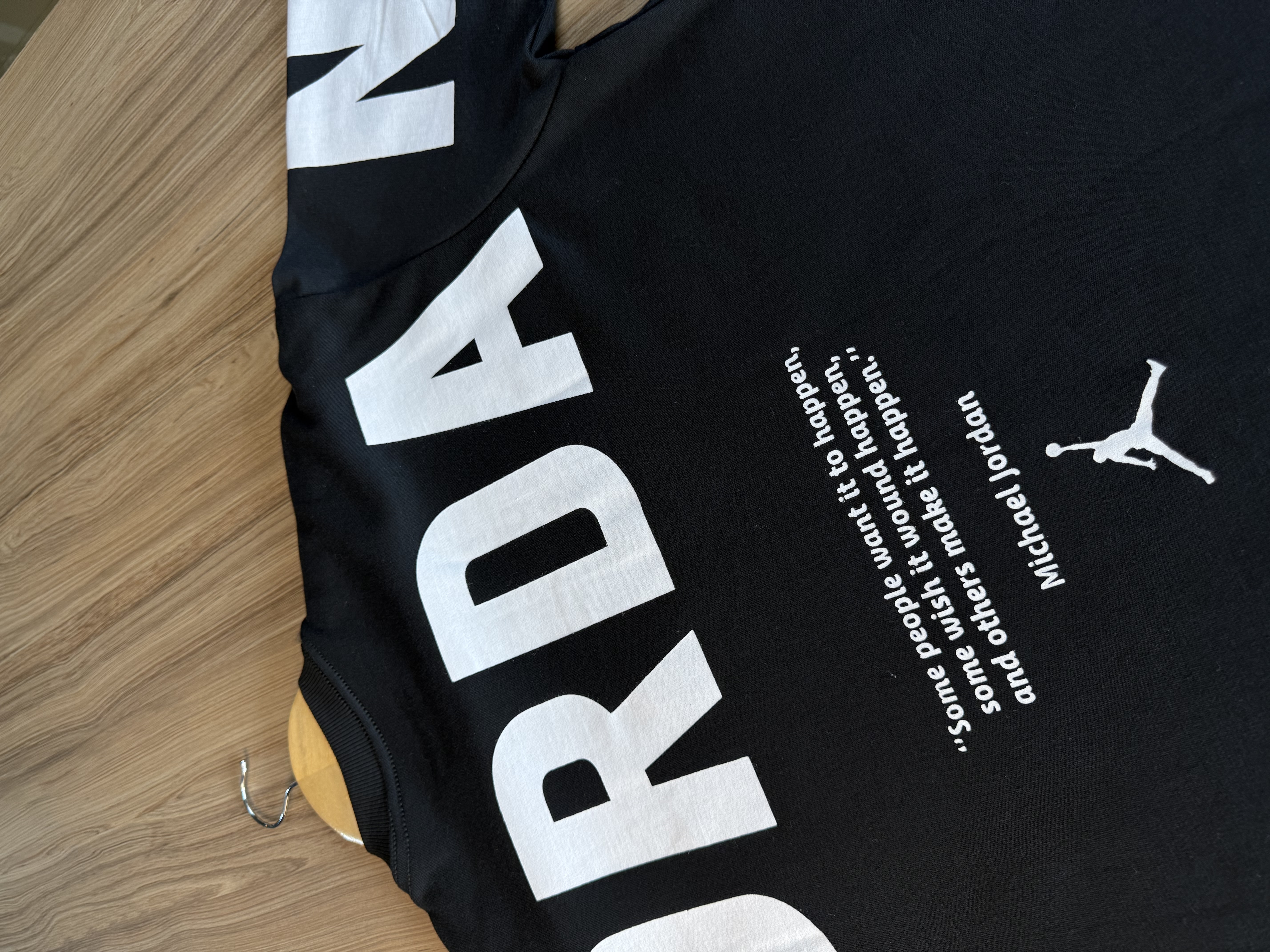 Camiseta Oversized Jordan Brand Legacy Preta