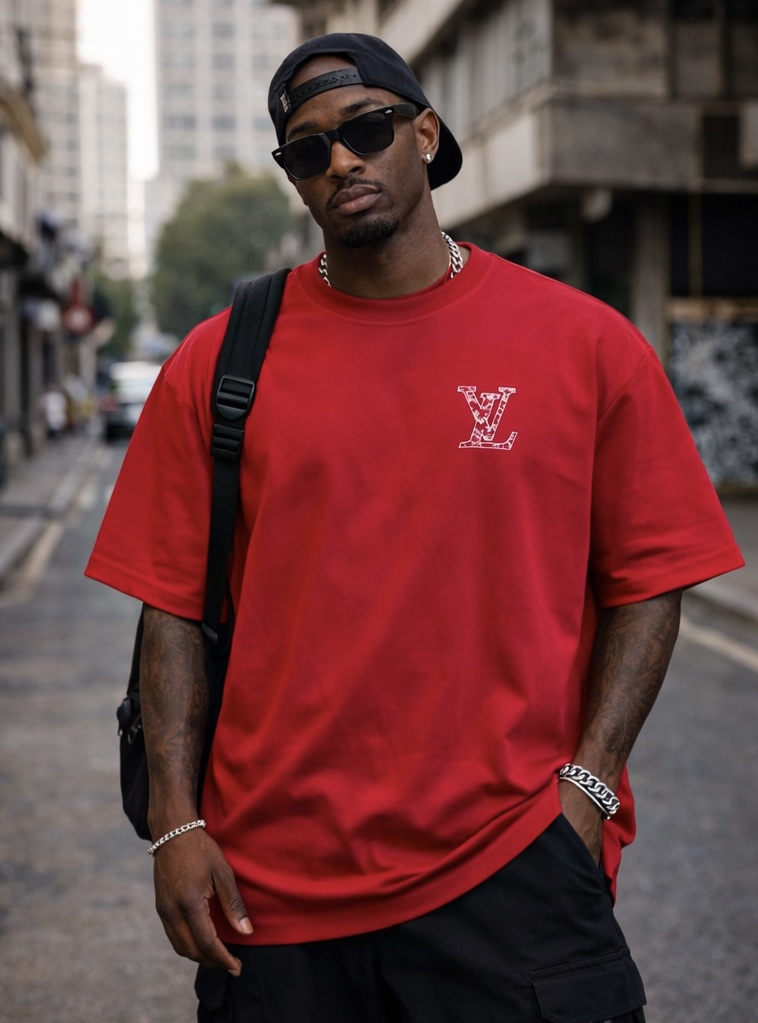 Camiseta Oversized Louis Vuitton – Street Edition