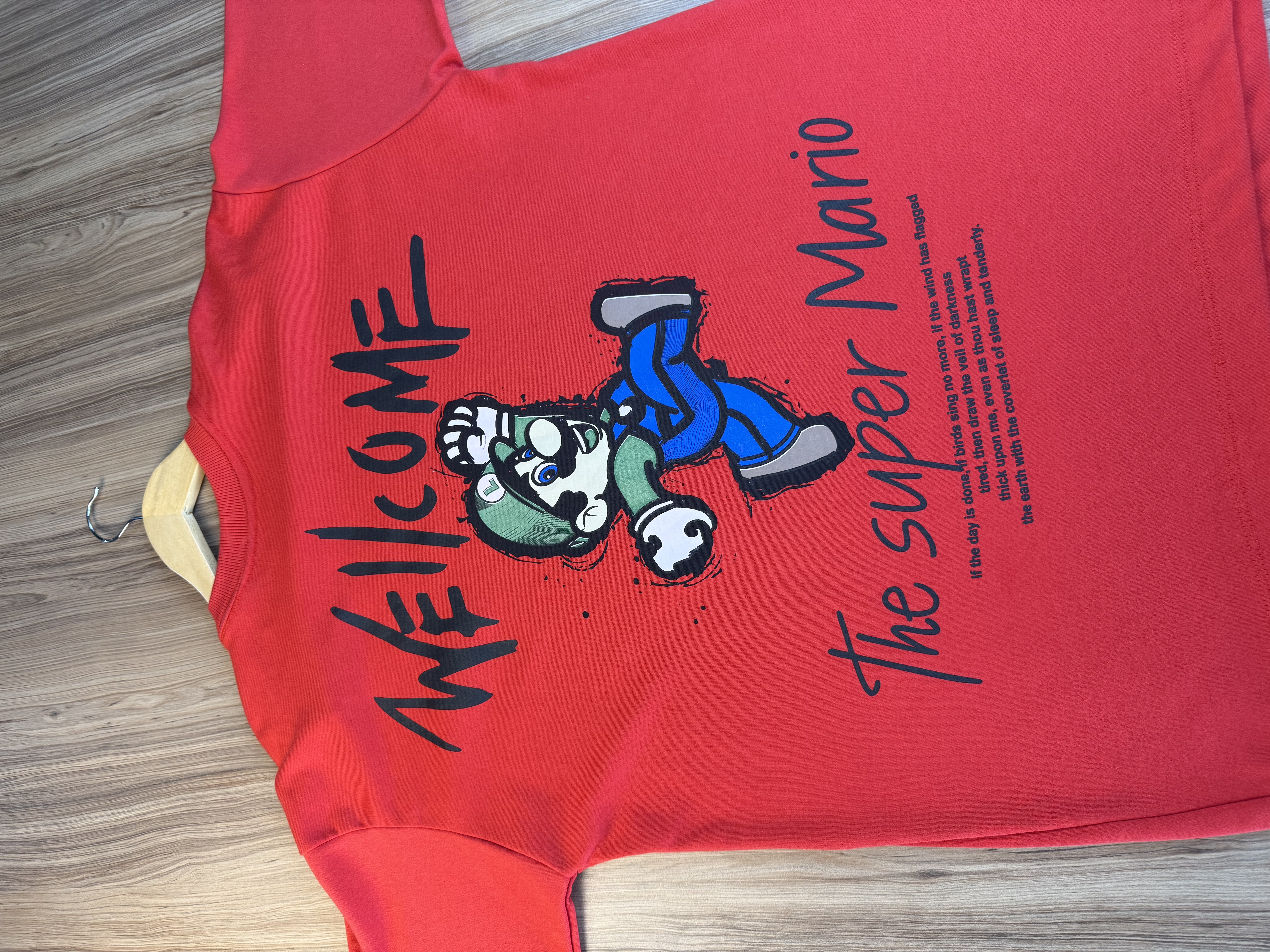 Camiseta Oversized Off-White Mario Edition