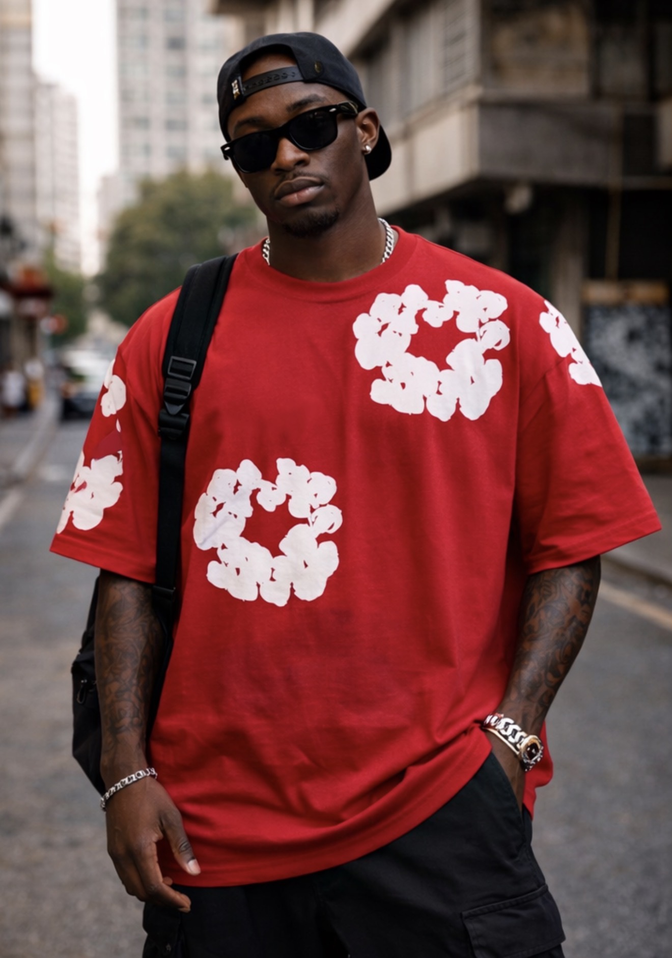 Denin Tears - Camiseta Oversized 