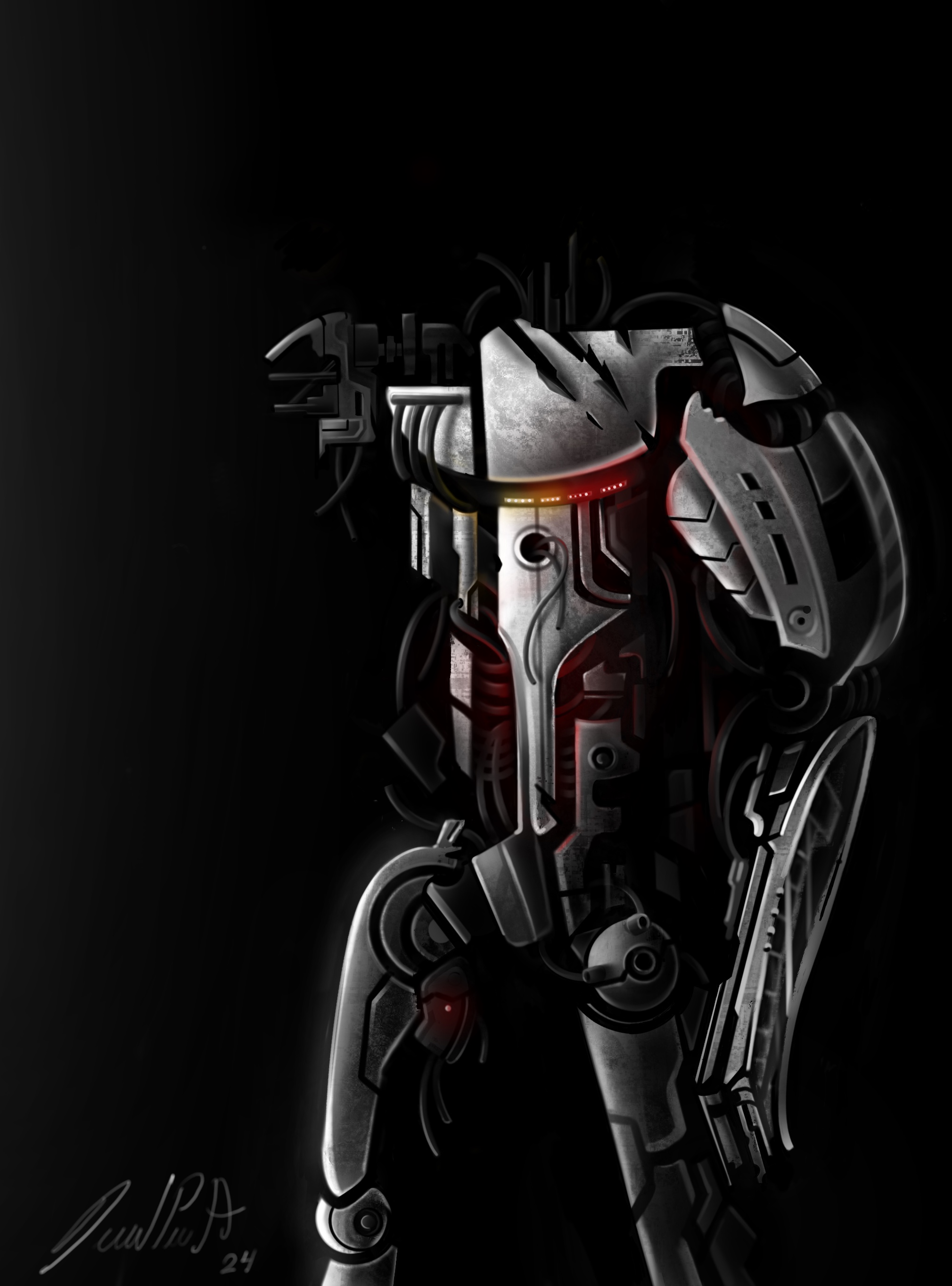 Mecha Feels Love - High Quality Print 