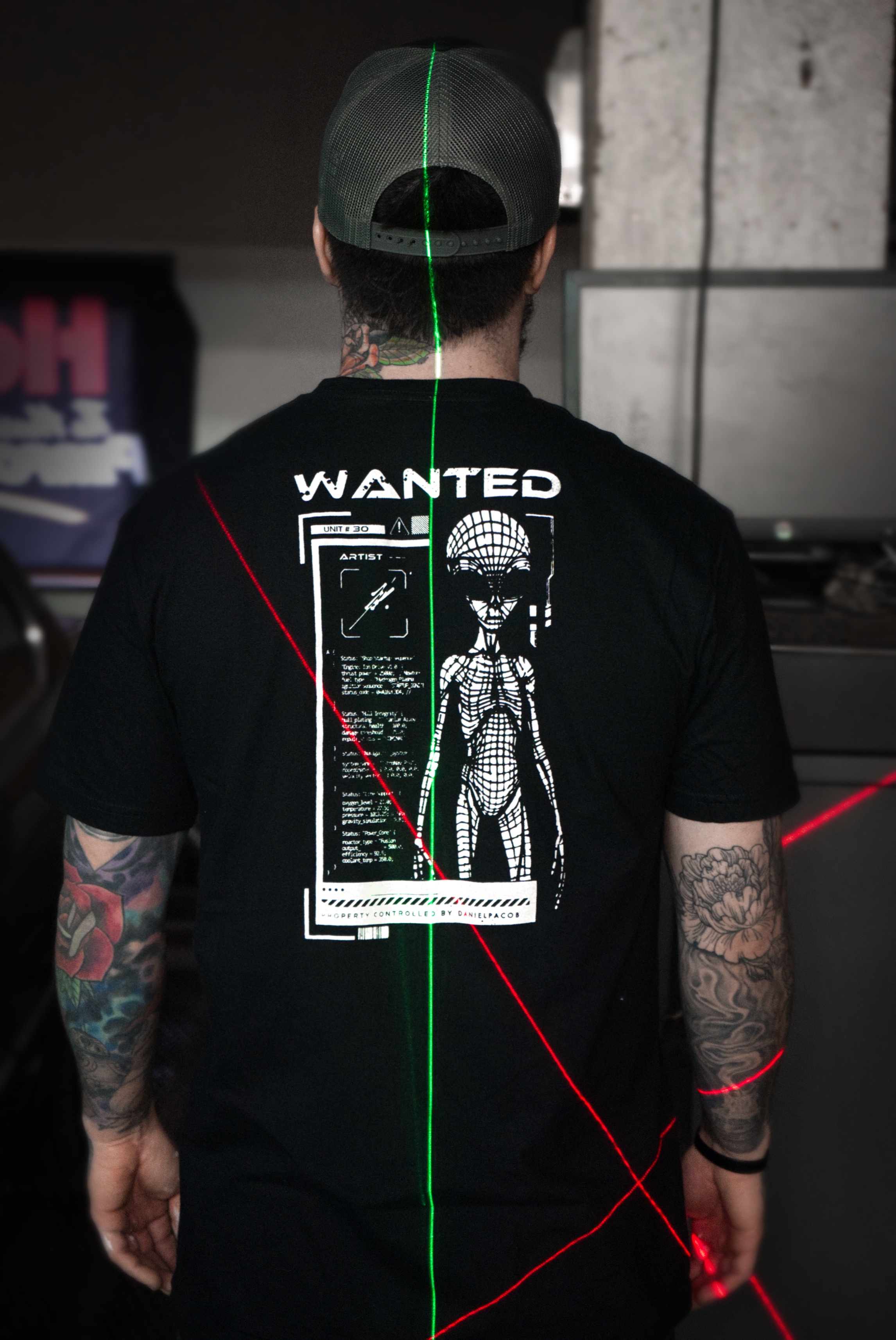 Custom  Wanted Tee