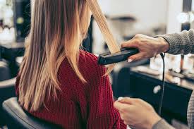 Wash-Blowout Style (flat iron)