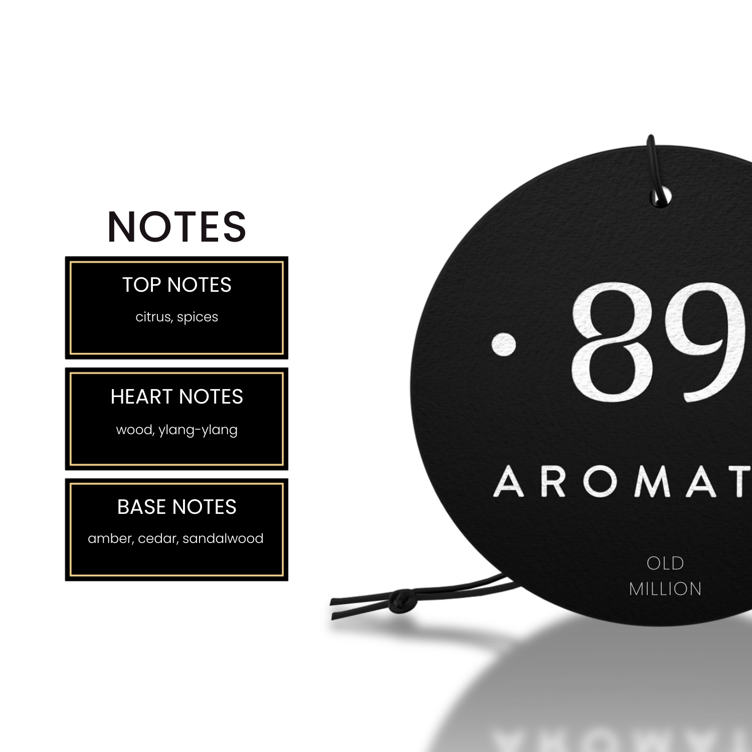 89 Aromatic Infinity Old Million Air Freshener