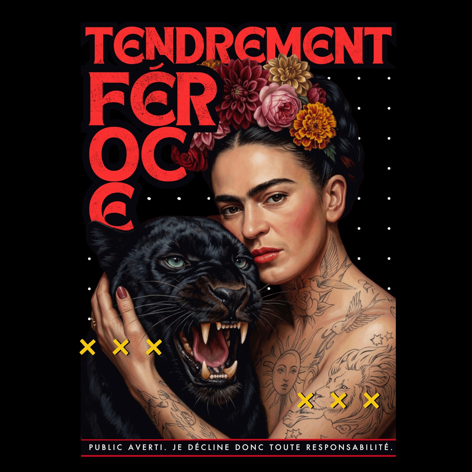 Tendrement féroce - panthère 