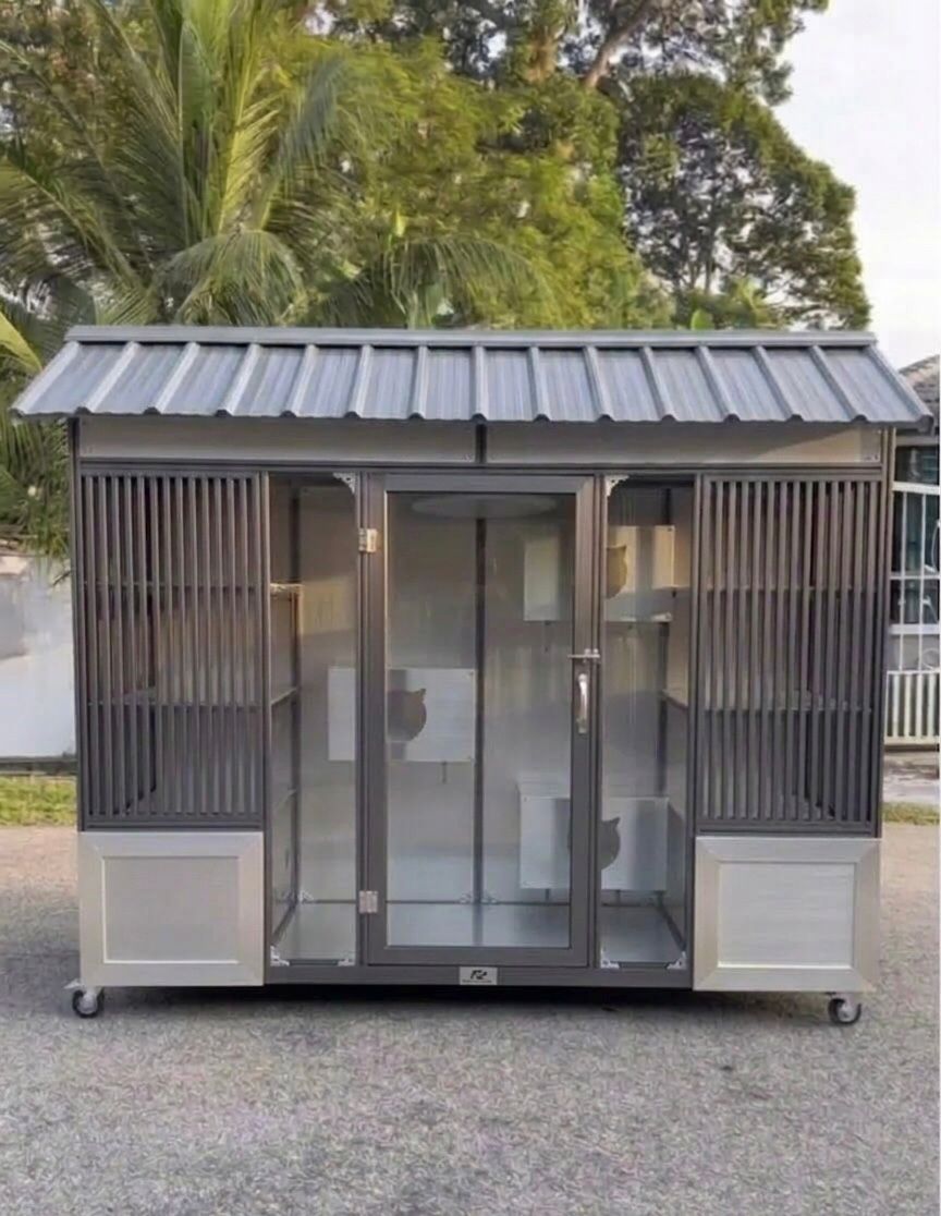 Sangkar Kucing Besi alumunium 