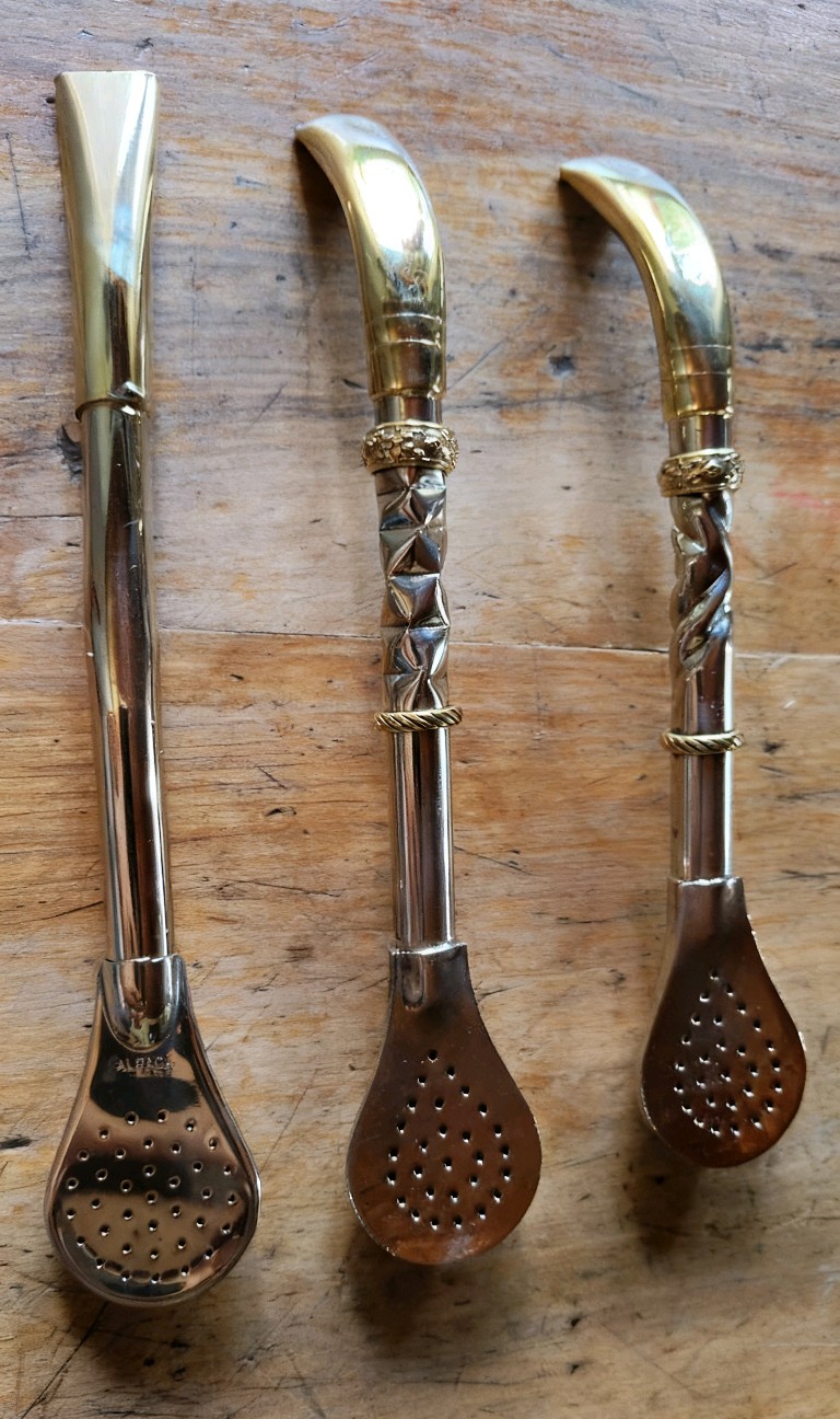 BOMBILLONES DE ALPACA Y BRONCE