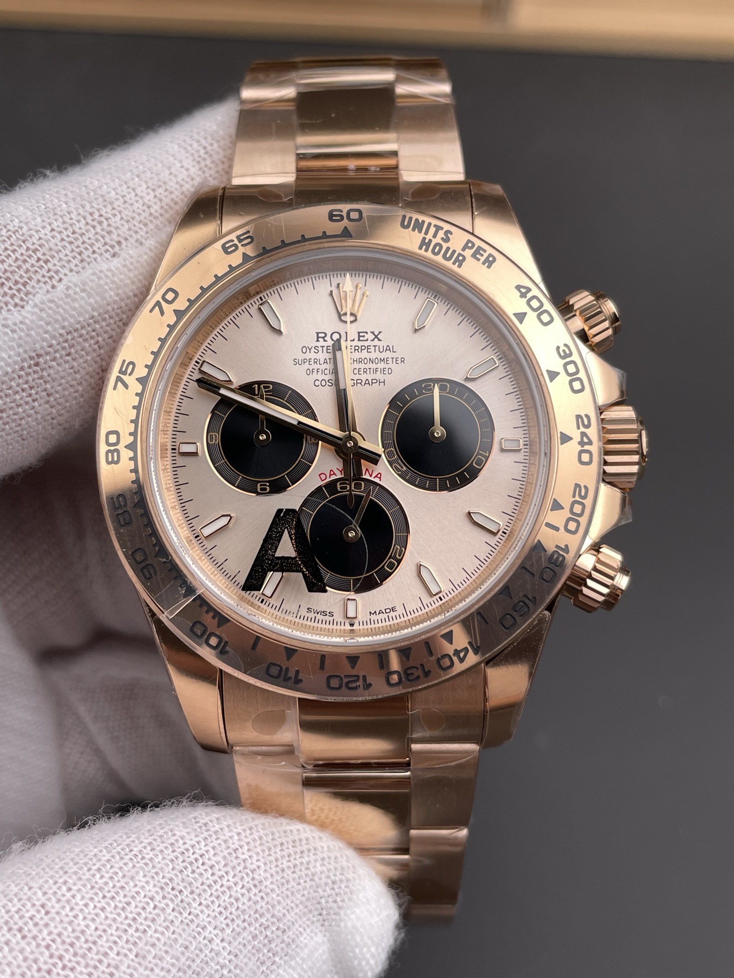 Rolex Daytona 126505-0003 VSF 1:1 Best Edition RG/Black Dial V3 (Weighted)