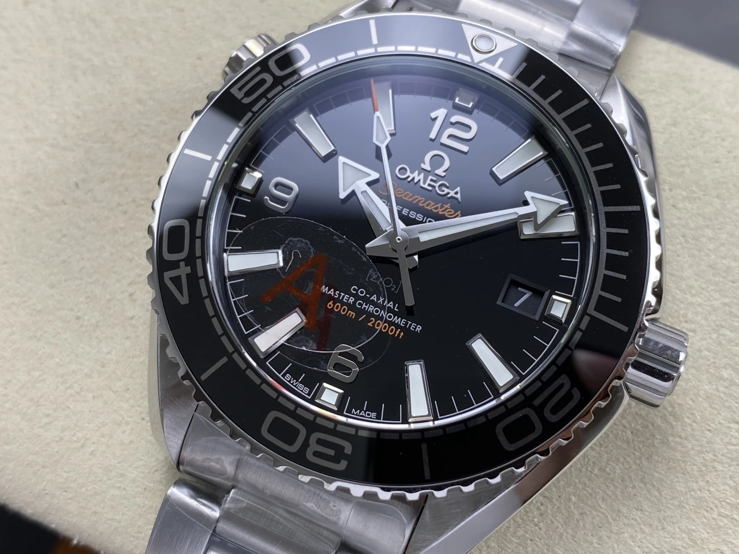 OMEGA Seamaster 39.5mm VSF 1:1 Best Edition Black Dial on SS Bracelet VS8800 Super Clone V4