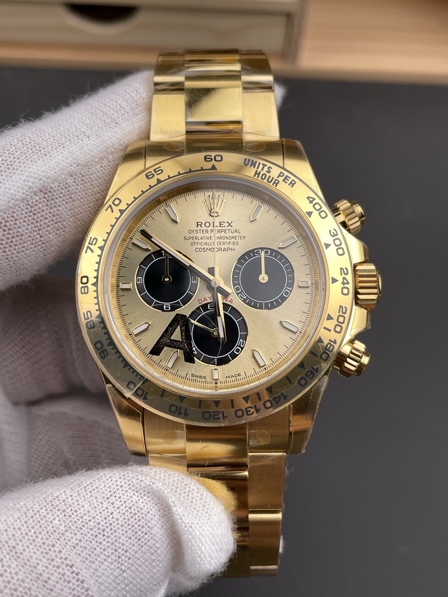 Rolex Daytona 126508-0006 VSF 1:1 Best Edition YG/Black Dial V3 (Weighted)