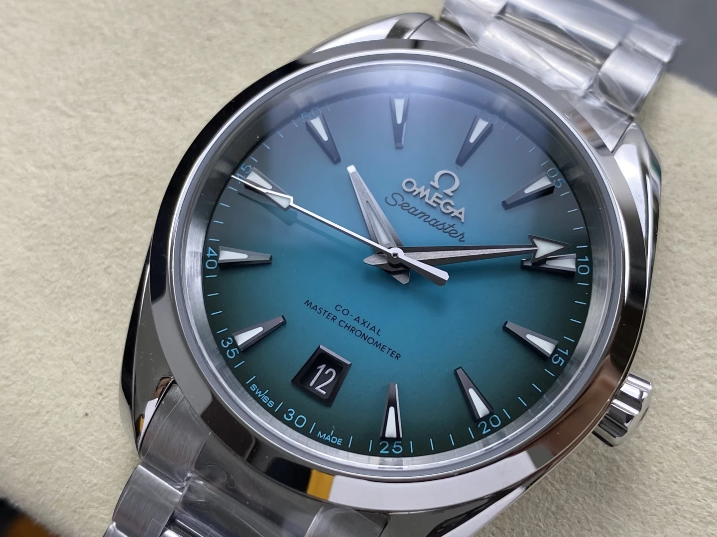 OMEGA Aqua Terra 150M 38mm VSF 1:1 Best Edition Turquoise Dial on SS Bracelet VS8800 Super Clone