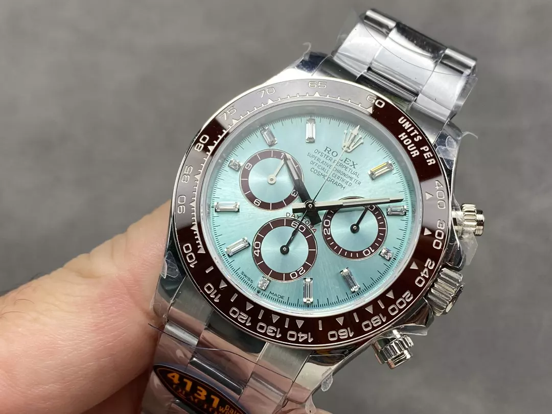 Rolex Daytona 126506 QF 1:1 Best Edition Ice Blue Dial Crystal Marker SH4131 V6 (Gain Weight)
