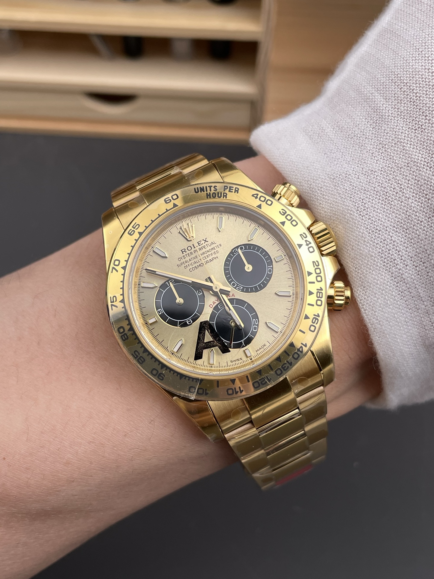 Rolex Daytona 126508-0006 VSF 1:1 Best Edition YG/Black Dial V3 (Weighted)