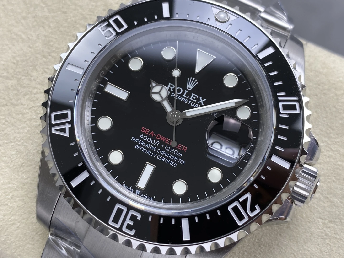 Rolex Sea Dweller 126600 QF 1:1 Best Edition 904L SS Case and Bracelet VR3235