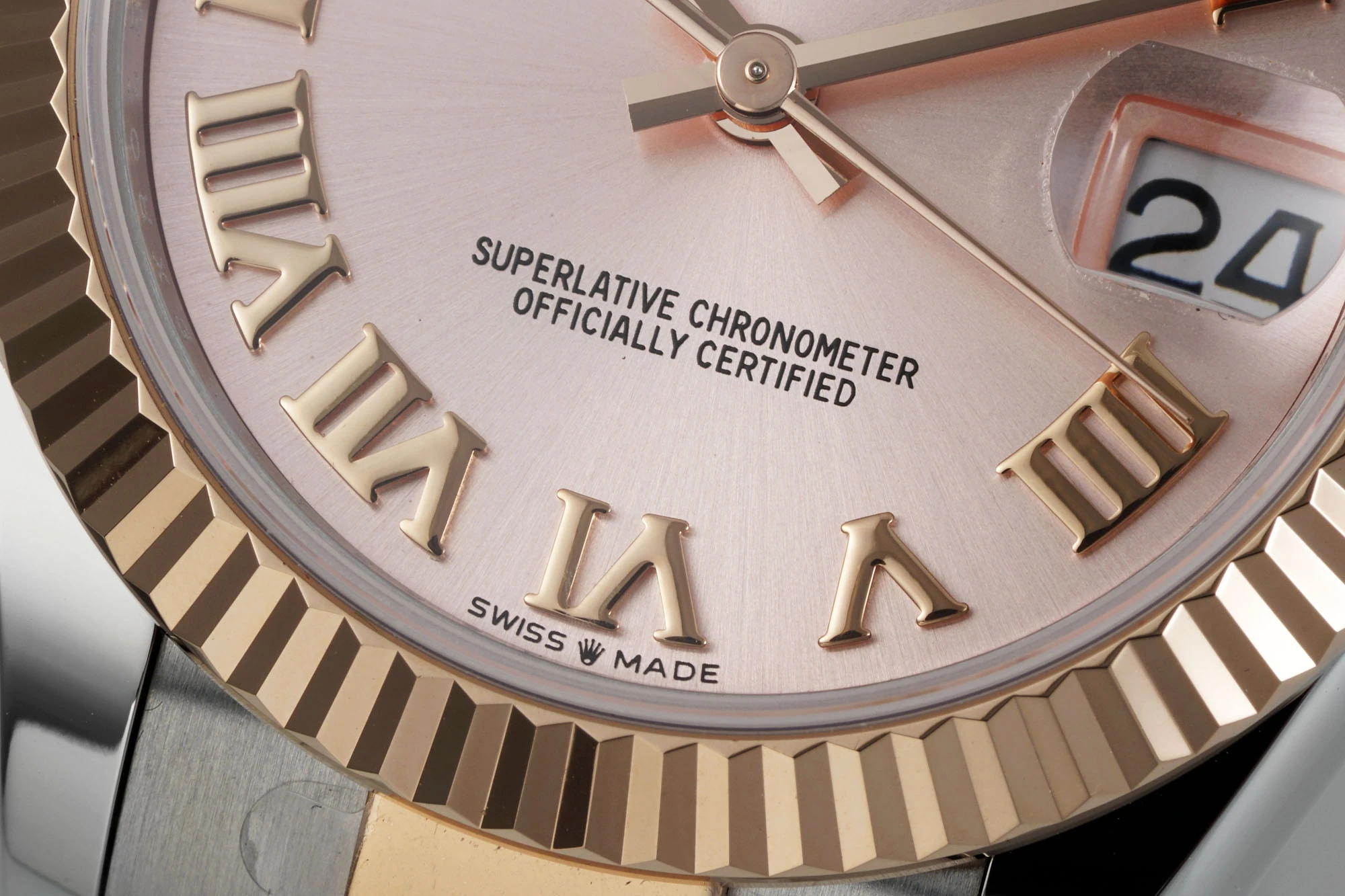 Rolex DateJust 31 278271 ARF 1:1 Best Edition 904L Steel Pink Roman Dial on SSRG Oyster Bracelet