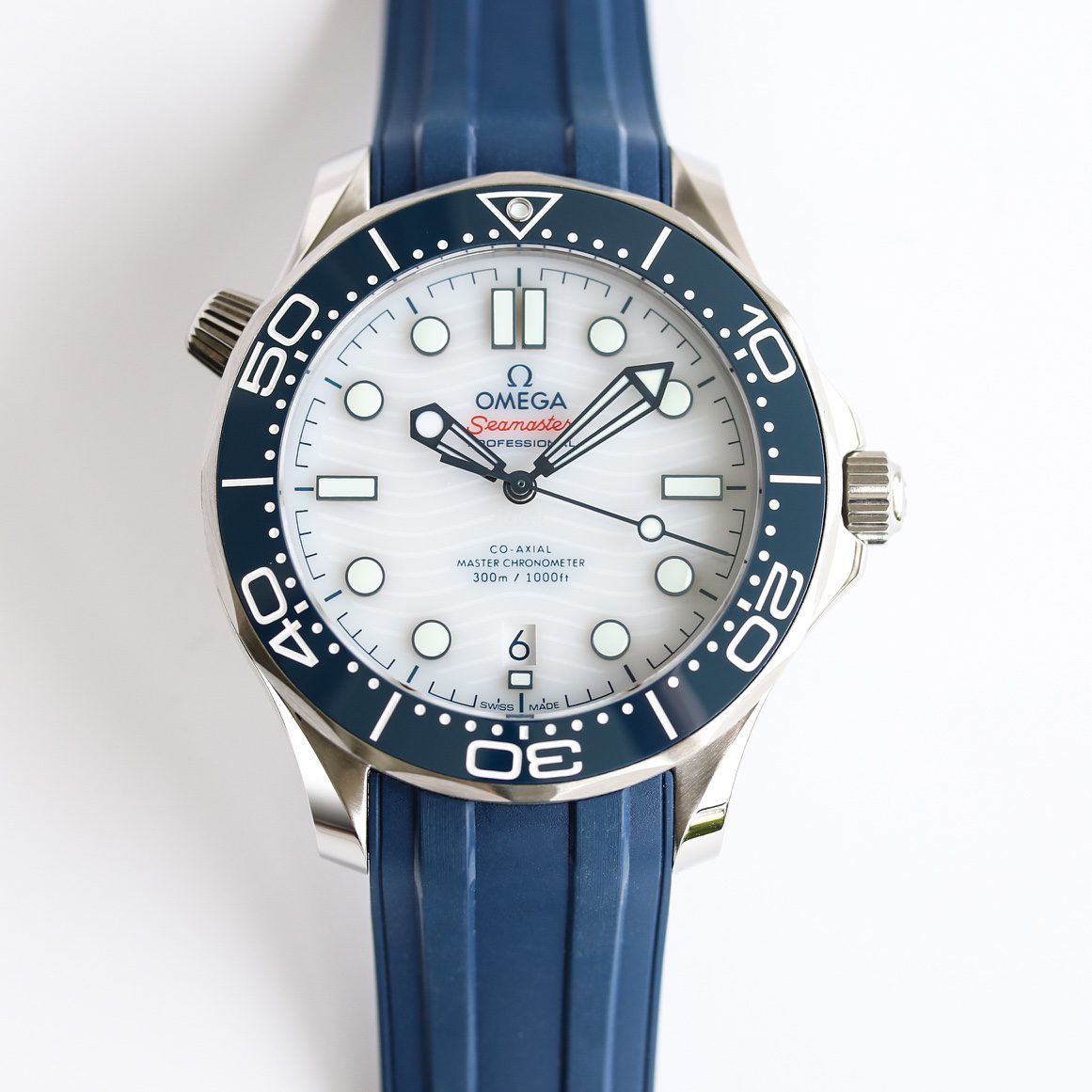 OMEGA Seamaster Diver 300M Tokyo 2020 522.30.42.20.04.001 SS Blue Ceramic Bezel ORF 1:1 Best Edition Gray Dial on A8800