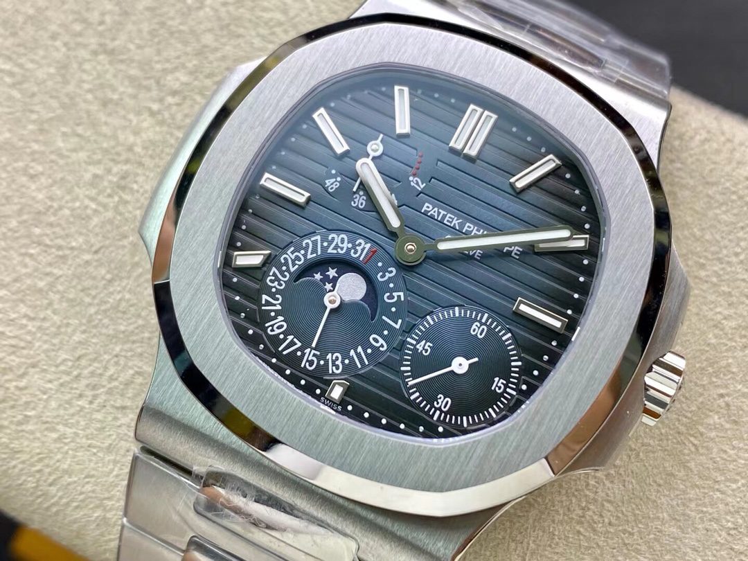 Patek Philippe Nautilus 57121A-001 SS ZF 1:1 Best Edition Blue Dial on SS Bracelet A240