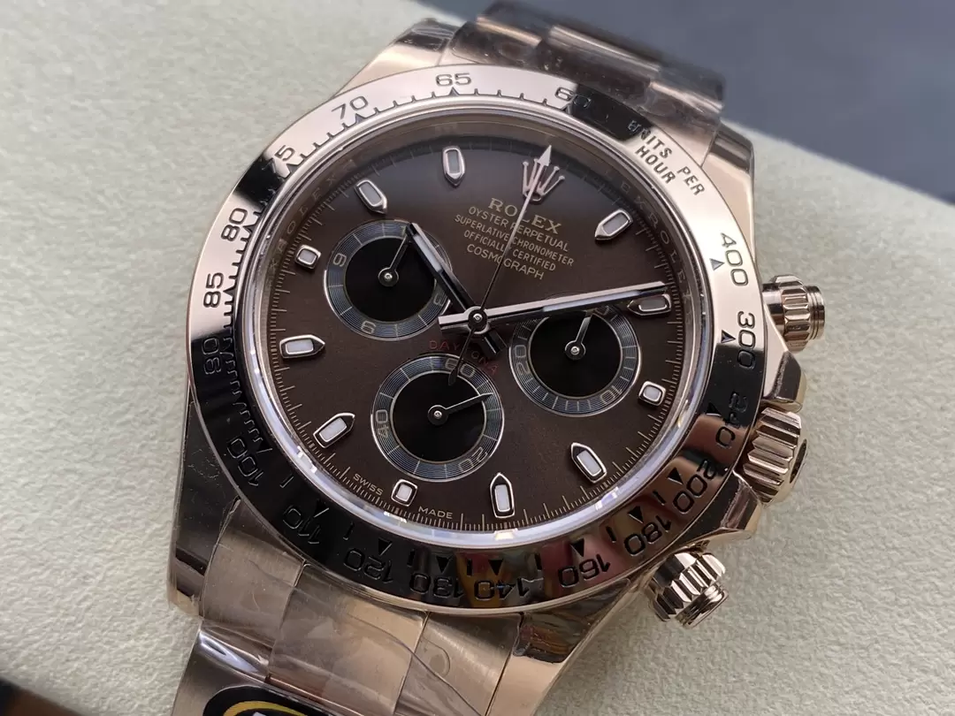 ROLEX Daytona 116505-0013 BTF 1:1 Best Edition Brown Dial on RG Bracelet SA4130 v2