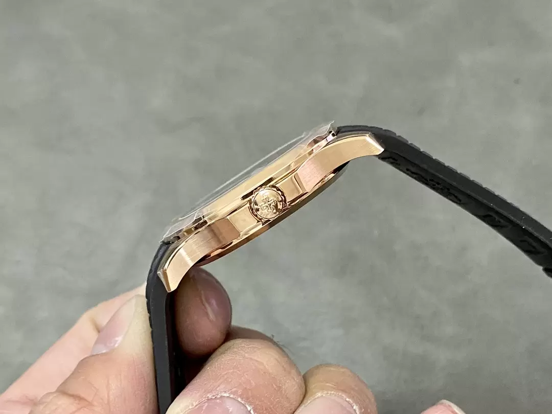 Patek Philippe Nautilus 5711/1R RG 3KF 1:1 Best Edition Brown Textured Dial on RG Bracelet A324 Super Clone V2