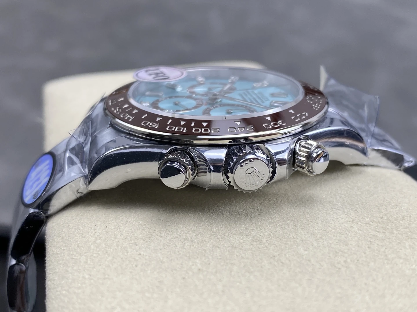 Rolex Daytona 126506 UFO 11 Best Edition Ice Blue Dial Diamond on SS Braclet UF4131 (Free Sprung)172g