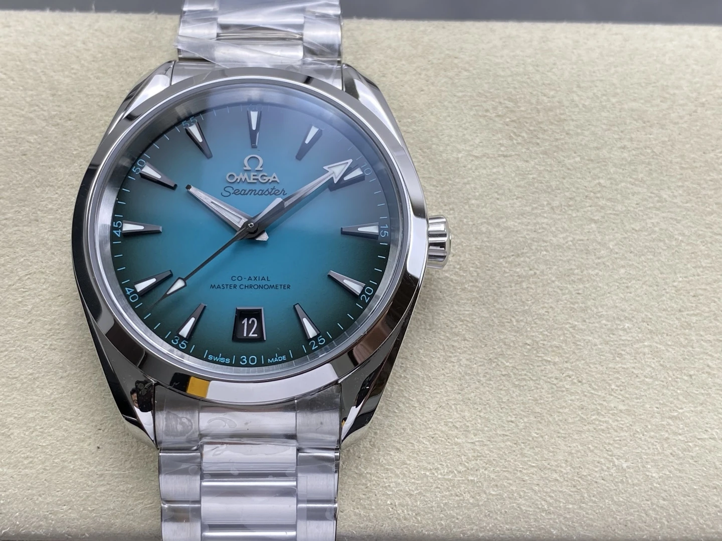 OMEGA Aqua Terra 150M 38mm VSF 1:1 Best Edition Turquoise Dial on SS Bracelet VS8800 Super Clone