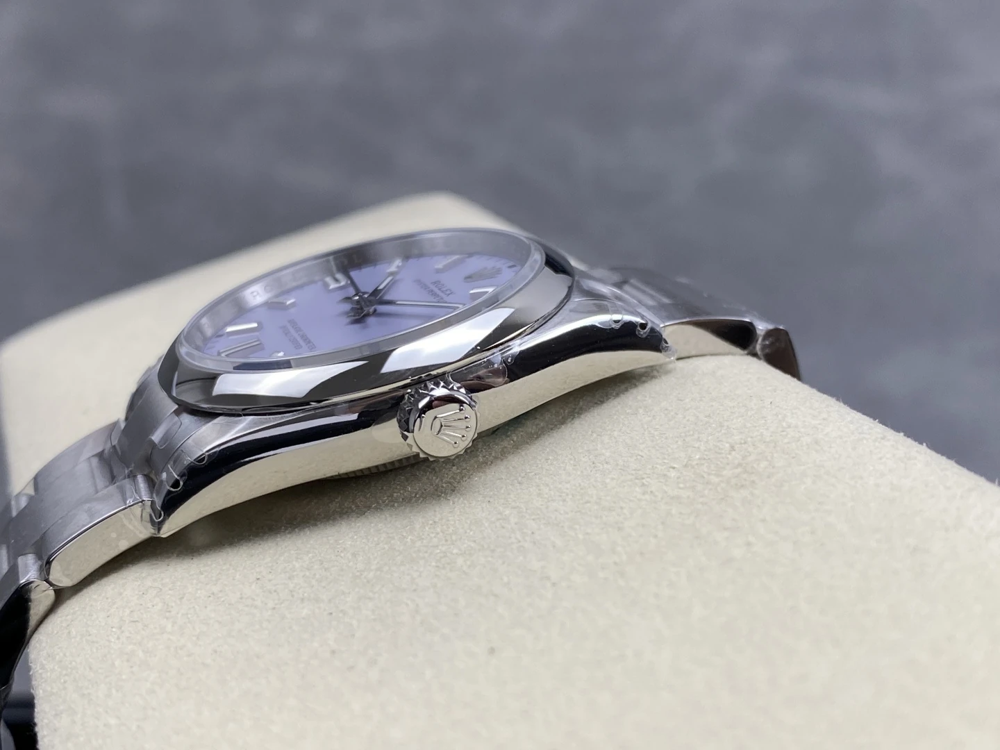 Rolex Oyster Perpetual 126000 36mm VSF 11 Best Edition 904L Steel Purple Dial on SS Bracelet