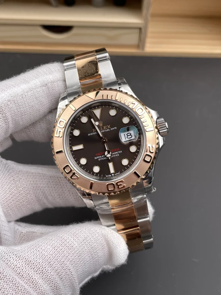Rolex Yacht-Master 126621 SS/RG VSF 1:1 Best Edition 904L Steel Brown Dial on SS/RG Bracelet DD3235