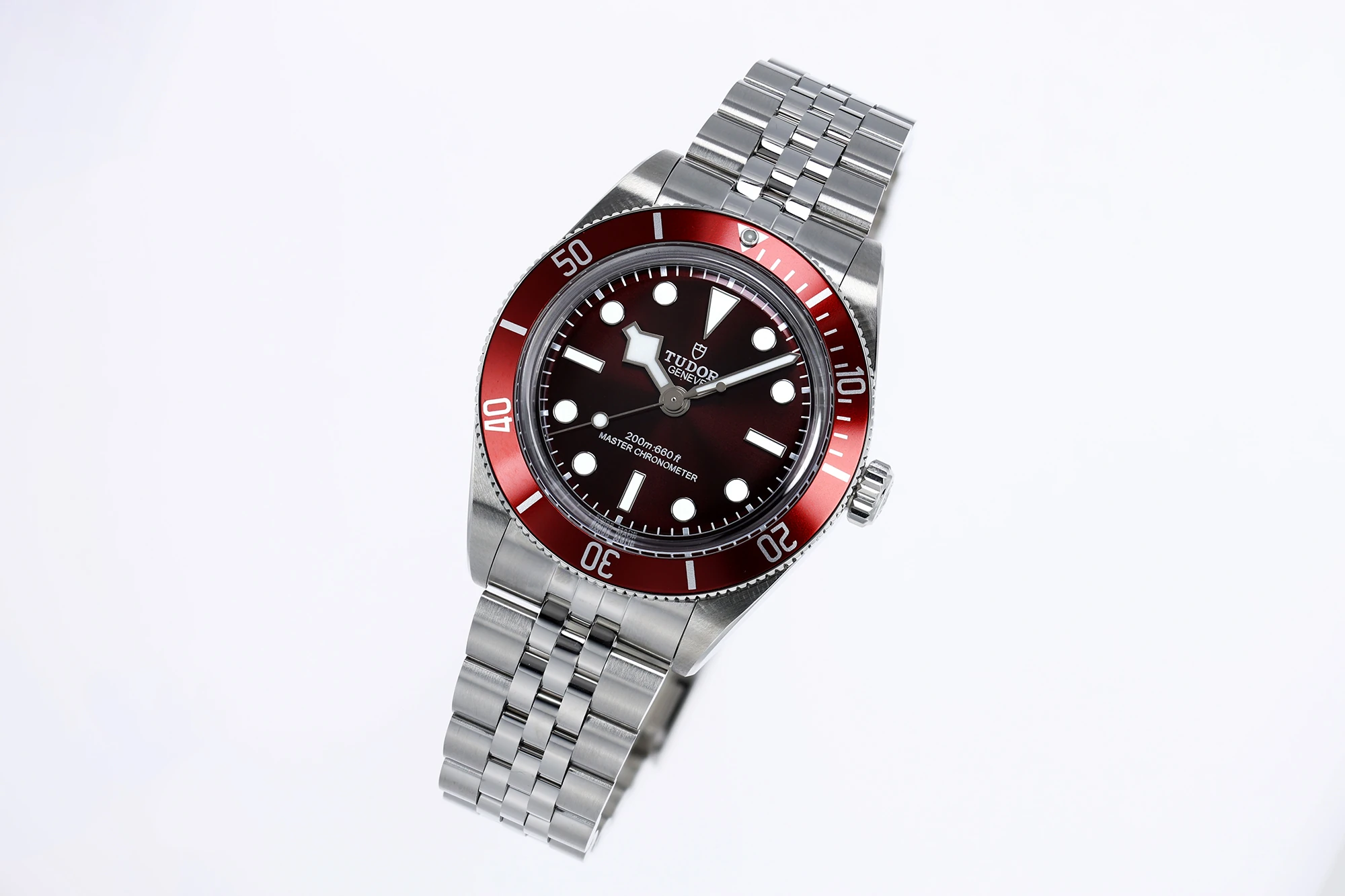 Black Bay 58 39mm SS ZF 1:1 Best Edition Red Dial on Jubilee Bracelet A2824