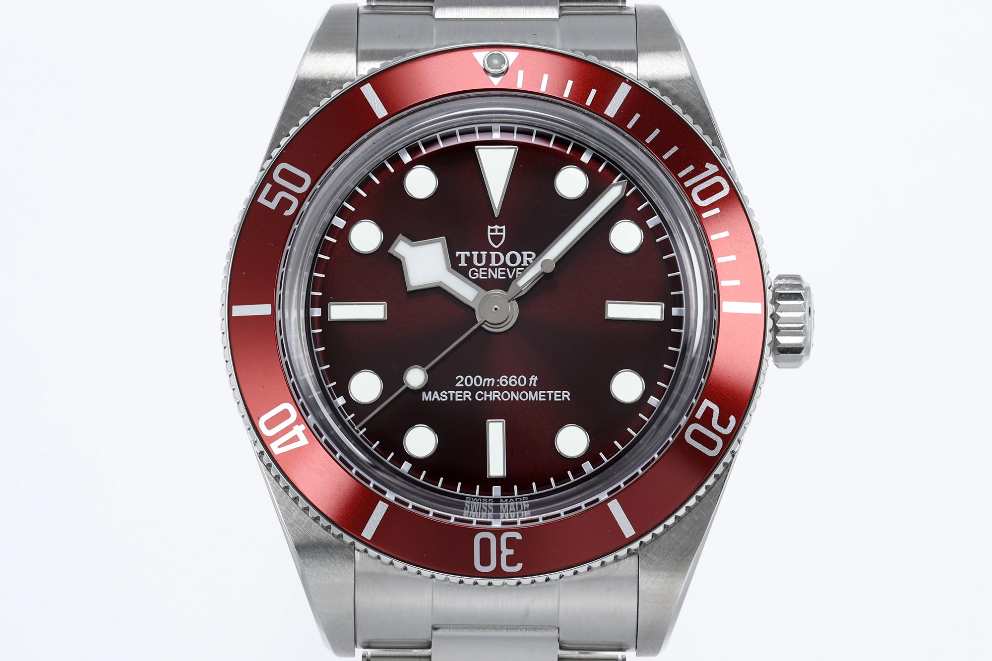 Black Bay 58 39mm SS ZF 1:1 Best Edition Red Dial on Oyster Bracelet A2824